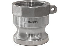 Камлок тип А TITAN LOCK серия EcoLine ниппель, внутренняя резьба BSP 1 1/2, AISI304, TL150ASS-EL
