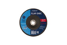 Круг шлифовальный лепестковый Тип 29 180x22 мм, P 40, Zr, 80 м/с, 8500 об/мин Rossvik 29_180х22_40