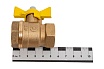 Шаровой кран для газа Valfex 3/4" ВР/ВР ручка-бабочка, латунный 11Б27фтМ VF.277.LB3.034.Bir