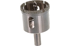 Коронка с центрирующим сверлом по стеклу и керамике (35х55 мм) Vertextools 336-35-55