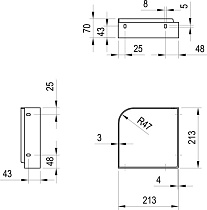 Консоль для раковины Ravak Yard X01774 белый