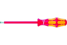 Отвертка диэлектрическая WERA VDE, SL 1.0х5.5х200 мм, WE-006121