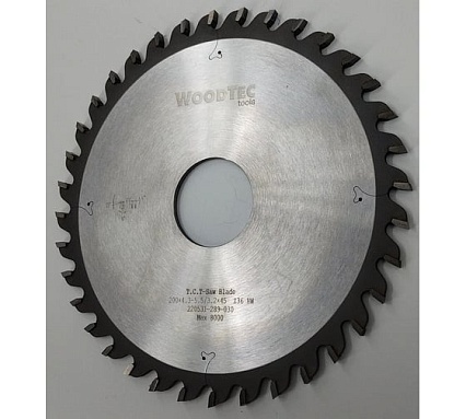 Пила подрезная коническая 200x4.3-5.5/3.2x45 мм, Z36 Woodtec ВИ 339441
