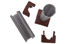 Кожух BYR PEX 100 мм (2 шт.) накладка коричневая (2 шт.) 2066 х 2 х 2071