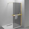 Душевая перегородка Vincea Walk-In VSW-4HR800CGG 80x200 брашированное золото, тонированное
