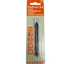 Сверло по стеклу и керамике Стандарт 2+ 12 мм Bohrer 32020120