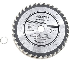 Диск пильный по дереву 180x22.23/20 мм, 36Z Strong СТД-110118036