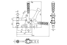 Прижим механический вертикальный KUKAMET 242-4-S