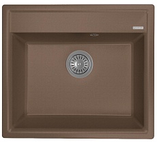 Кухонная мойка Flortek Консул 57 см, мокко FSm