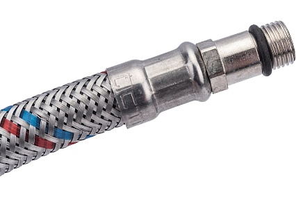 Подводка для смесителей СТМ сталь, 1/2xM10x30 см, штуцер CWFSS030