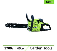 Бензопила цепная Deli (1700Вт/ 2,3 л.с, шина 40см, двигатель 45 см3) DE-LJ16-1 145421