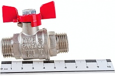 Шаровой кран Valfex PREMIUM для воды, 1/2&quot; НР/НР, бабочка VF.219.NB1.012.PREMIUM
