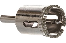 Коронка с центрирующим сверлом по стеклу и керамике (25х55 мм) Vertextools 336-25-55