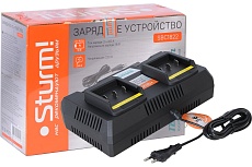 Устройство зарядное (18 В; 2х4 А) для дрелей и шуруповертов Sturm SBC1822
