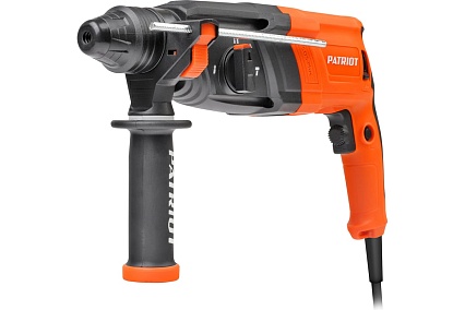 Перфоратор Patriot RH 243 SDS+, мощность 770 Вт, 2.6 Дж, 3 режима работы, макс.диаметр 24 мм, глубиномер, кейс 140301343