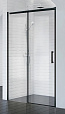 Душевая дверь BelBagno ACQUA-BF-1-120-C-NERO 120x195 прозрачная, черный