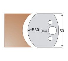 Нож для фрезы мультисистема HSS галтель R30 50x20x4 мм Dimar 3304450