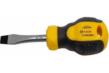 Шлицевая плоская отвертка SL6.5 38мм Aist 810503865 00-00009514