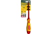 Отвертка Kraftool Expert 250083-5.5-125 высоковольтная Cr-Mo-V стержень двухкомпонентная маслобензостойкая рукоятка SL 5.5x125 мм