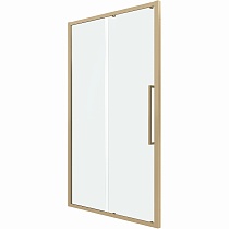 Душевая дверь Grossman Cosmo 130x195 прозрачное, золото сатин 100.K33.02.130.32.00