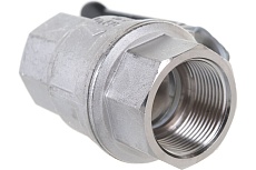 Шаровой кран RUB 1 1/4 DN40 PN40, ВР-ВР, серия BRESCIA S.33, промышленный, ручка S33G00