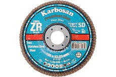 Круг лепестковый торцевой Zirconia от Мастерская Pit_Stop и Доктор дью 125 мм, P80, прямой ABRAFORM DD-FLAP-ZR-80-1