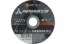 Диск отрезной по металлу АРМАТА 115x1.6x22.23 мм (T41 A46T BF) SAMGRUPP SAMC-019111516