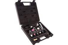 Шлифовальная прямая пневматическая машина с набором шлифкамней Topex 74L211