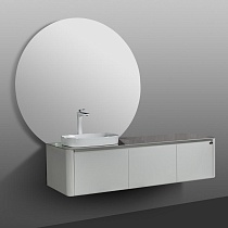 Мебель для ванной Black&White Universe U915.1600 160 см светло-серый, левая