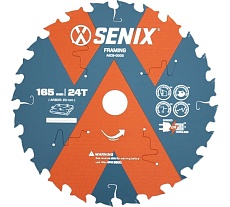 Диск пильный по дереву 165х20 мм, 24Т SENIX AECS-0003