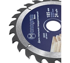 Диск пильный твердосплавный Basis (185х30/20/16 мм; 24 зуба) MONOGRAM 086-822