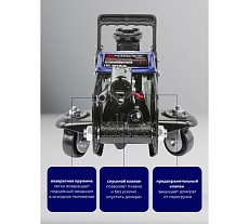 Домкрат подкатной гидравлический Forsage 2т h min 130мм, h max 300мм в кейсе F-T820028(52440)