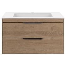 Тумба с раковиной Vincea Chiara 2D 80 см N.Oak