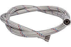 Гибкая подводка для воды Millennium Гигант усиленная, из нержавеющей стали, гайка-гайка 1/2&quot;, 150см PGFF12150