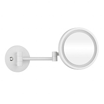 Зеркало косметическое Bemeta White 112101144 белый с подсветкой LED (сенсорное)