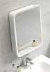 Зеркальный шкаф BelBagno Prado 80 см, PRADO-SPC-550-1A-BL Bianco Lucido