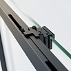 Душевой уголок Vincea Soft 2 VSR-3SO29010CLB 100x90 черный, прозрачное