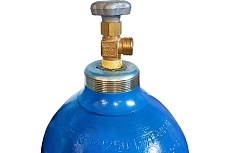 Баллон кислород с ВК-1 40 л, 150 атм, легированная сталь SHANDONG YONGAN HELI CYLINDER 00-00001599