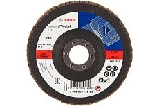Лепестковый шлифкруг по металлу для УШМ (125 мм; K40) Bosch 2608603716