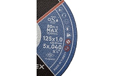 Отрезной круг Steel A060TBF 125x1x22 мм, Т41, металл Interflex 4078121010