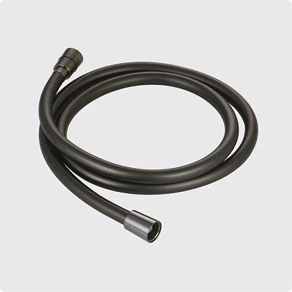 Шланг AQUAme AQM1502GM 150 см ПВХ, оружейный металл