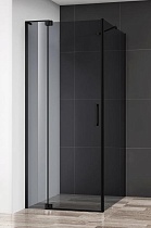 Душевой уголок Cezares Slider SLIDER-AH-1-90-90/100-GRIGIO-NERO 90x90/100 серый, черный