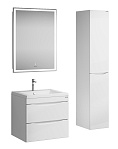 Мебель для ванной Grossman Виста 75 см белый глянец