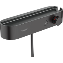 Смеситель для душа Hansgrohe ShowerTablet Select 24360670 термостат, черный матовый