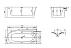 Акриловая ванна Vincea VBT-301 150x78 L