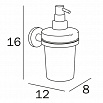 Дозатор жидкого мыла Inda One A24120CR03 хром