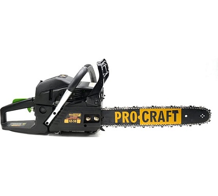 Бензопила ручная PROCRAFT комплектация две шины и две цепи GS50 2/2
