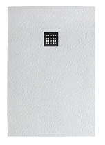 Поддон для душа BelBagno TRAY-MR-UNO-AH-180/80-35-W-NO 180x80 белый, накладка черный