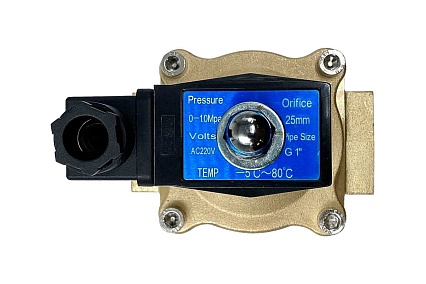 Соленоидный клапан прямого типа с мембраной принудительного подъёма ArTorq SK25L200GN.220AC 2/2 нормально закрыт, G 1”, корпус латунь