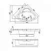 Акриловая ванна Kolpa-San Royal BASIS 140x140 см